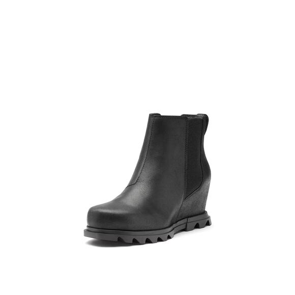 Sorel Women's Joan of Arctic Wedge Iii Chelsea Booties, Black Size 6M - Picture 1 of 4